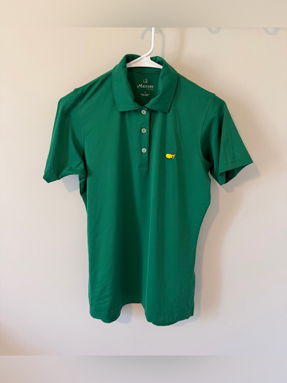 Masters Tech Green Golf Polo Women’s Size Small Performance